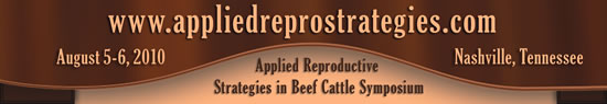 Applied Reproductive Strategies in Beef Cattle Symposium